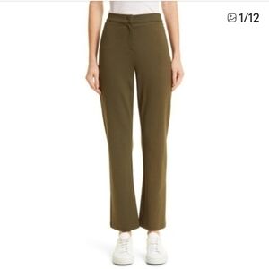 MaxMara Leisure Ariano Olive Green Trousers Sz 30